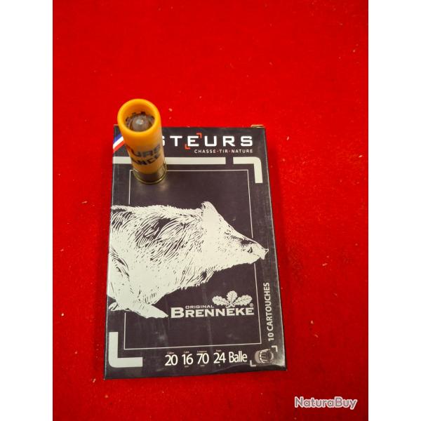 BRENNEKE PISTEUR CAL. 20/70 24GR X10