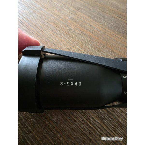 Lunette 3-9�40 montage 11mm solognac