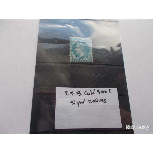 timbre napol�on n+29c,neuf sign� calves,cot� yvert 300 euros
