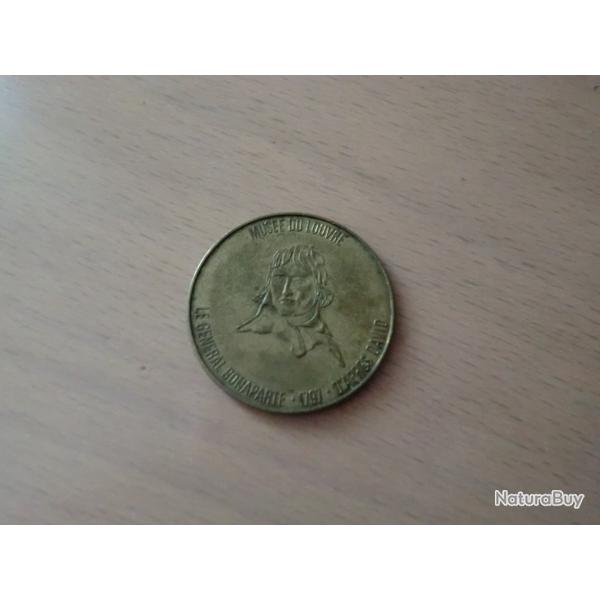 monnaie m�daille mus�e du louvre le g�n�ral bonaparte 1797 d'apr�s david /   1969