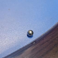 BILLE  ACIER D: 6.35mm DE BLOCAGE CANON CARABINE AIR COMPRIME DIANA OU AUTRES....reft05