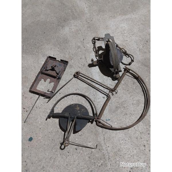 Lot de pi�ges ancien