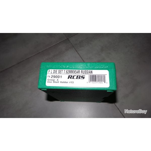 JEU D'OUTILS DE RECHARGEMENT RCBS CALIBRE 7.62MMX54R RUSSIAN