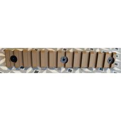 Rail picatinny 13 slots TAN