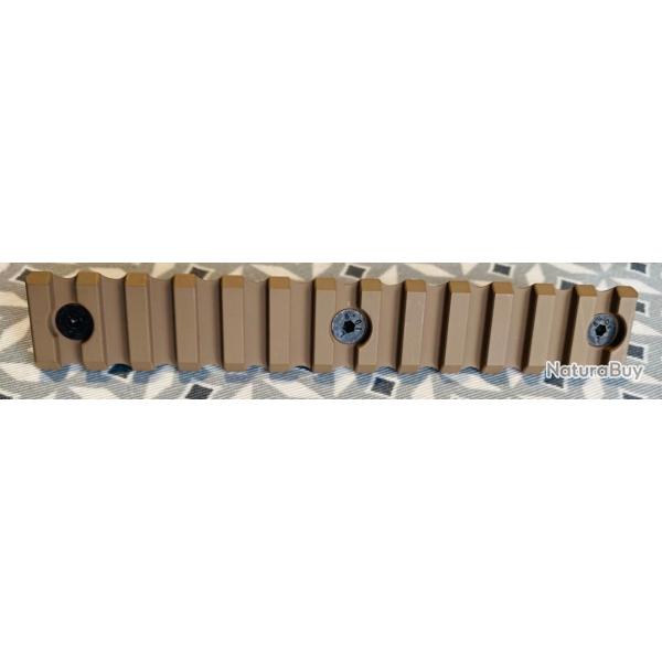 Rail picatinny 13 slots TAN