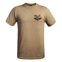 T shirt Strong Troupes de Montagne tan Tan
