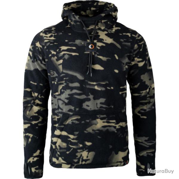 SPEERO TACKLE FLEECE HOODIE GEN 2 BLACK CAMO XLarge
