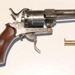REVOLVER A BROCHE CALIBRE 7MM