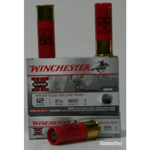 BALLE WINCHESTER SLUG CAL. 12/70 X5