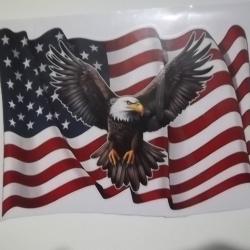 Autocollant patriotique USA