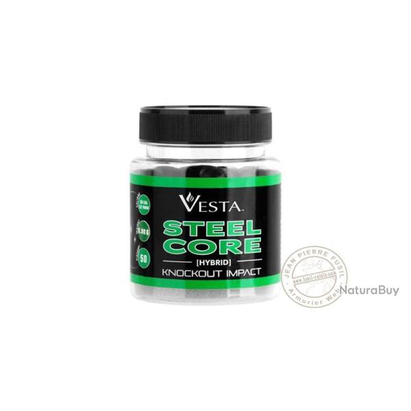 VESTA DEFENSE - Pot de 50 billes STEEL CORE - calibre .50