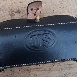 Cartouchi&egrave;re cuir r&eacute;glementaire de US en cuir, mod&egrave;le 1874  pour cal. 45-70Gvt