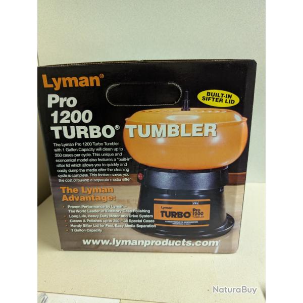 Nettoyeur de douilles Turbo Tumbler Pro 1200 Lyman