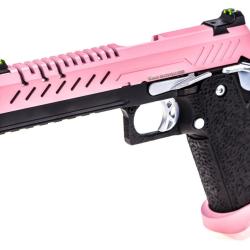 R&eacute;plique GBB gaz Hi-Capa 5.1 Noir / Rose 1,0J