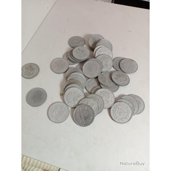 lot de 46 pi�ces de 5 francs alu lavrillier