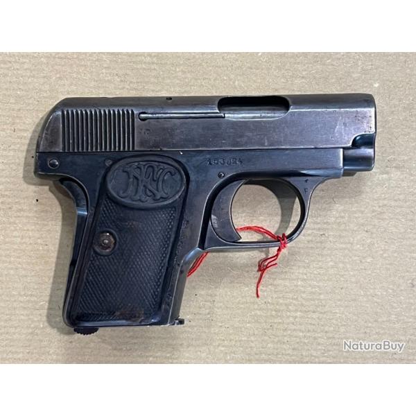 pistolet BROWNING mod. 1906 Fabrication FN calibre 6.35