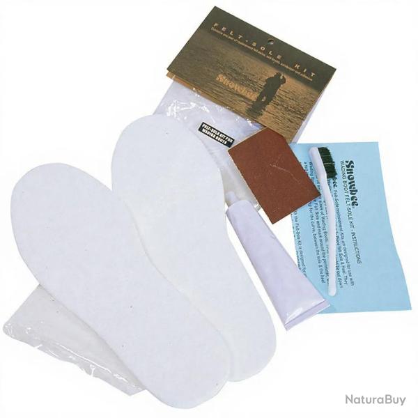 Kit semelles feutre SNOWBEE + colle