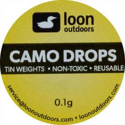 Plomb non toxique LOON Camo Drops 0.1g