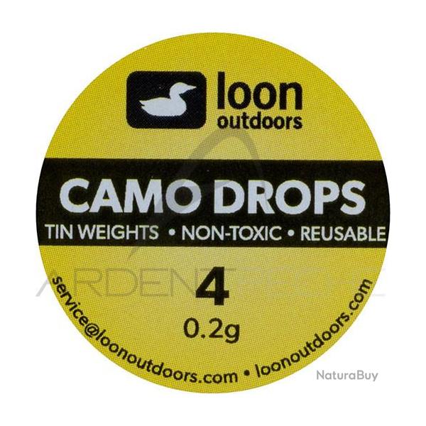 Plomb non toxique LOON Camo Drops 0.2g