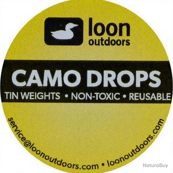 Plomb non toxique LOON Camo Drops 0.2g