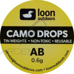 Plomb non toxique LOON Camo Drops 0.6g