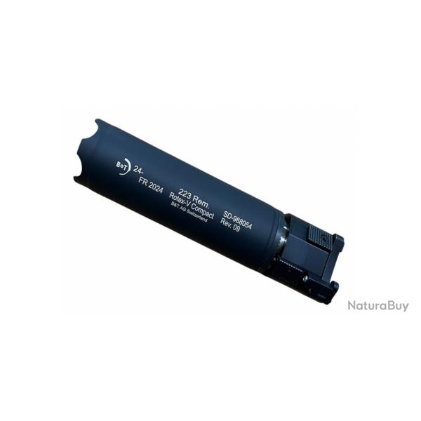 Silencieux B&T Rotex-V Compact Cal 223 Rem pour Cache Flamme M4 Noir