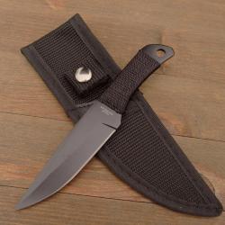 Couteau de Chasse Haller - Acier 420 Full Tang - Ultra L&eacute;ger 52g - &Eacute;tui Nylon