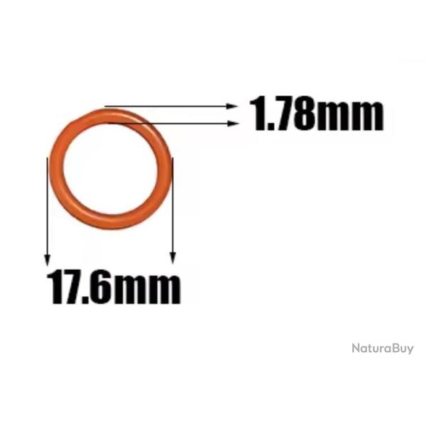 Lot de 2 Joints torique pour bouteille haute pression 3000 PSI - G1/2-14