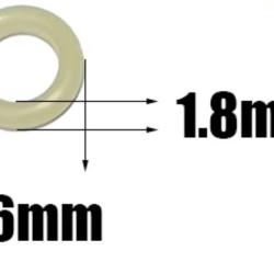 Lot de 2 Joints polyur&eacute;thane pour raccords rapides 8&nbsp;mm