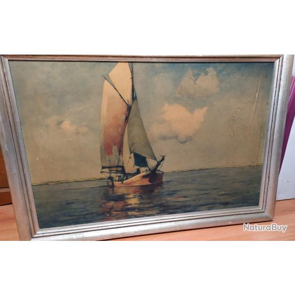 Tableau Marine de Rudolf Anton GUBA