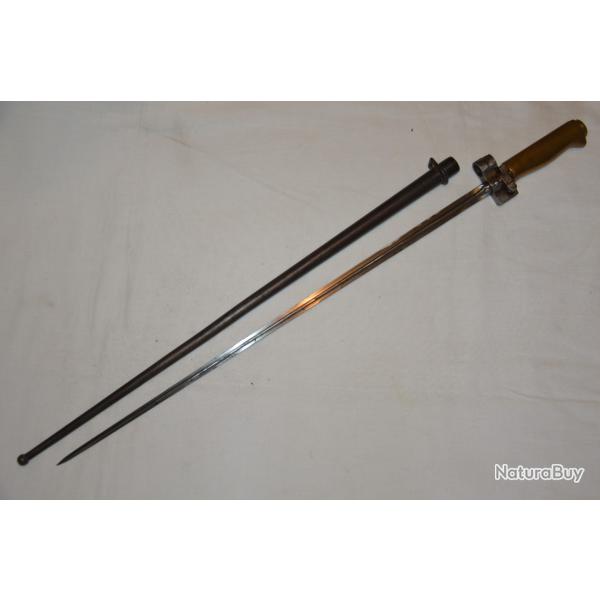 BAIONNETTE  BERTHIER MODELE 1916 FUSIL LEBEL 1886 BERTHIER 1907/15 & 1916 GUERRE 14/18-FRANCE 1940