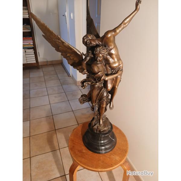 STATUE EN BRONZE