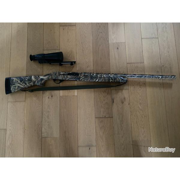 Semi Automatique Stoeger 3500 Cal 12/89 avec Lunette Vanguard 65HXD 9x65