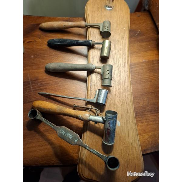 Lot n � 2 doseurs poudre - plombs (collection)