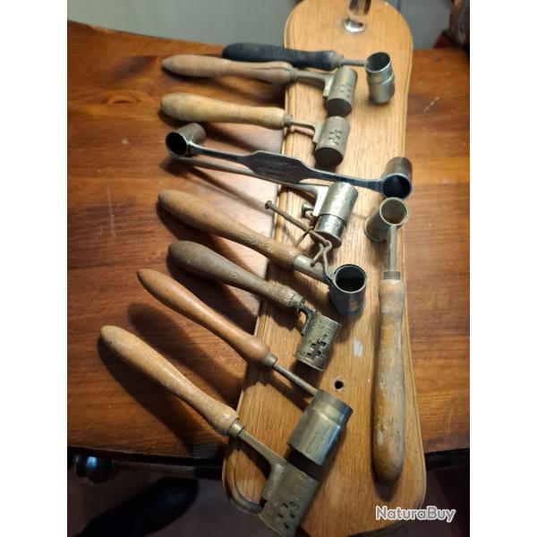 Lot n � 4 doseurs poudre - plombs (collection)