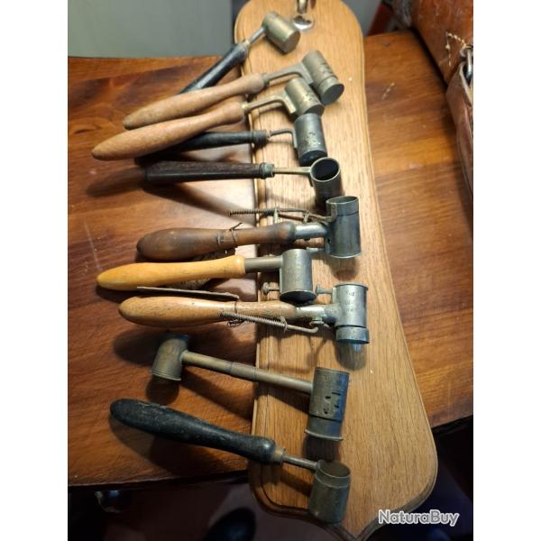 Lot n � 5 doseurs poudre - plombs (collection)