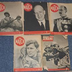 L&ocirc;t de 4 Magasines Paris Match et 1 de " SEMAINE "