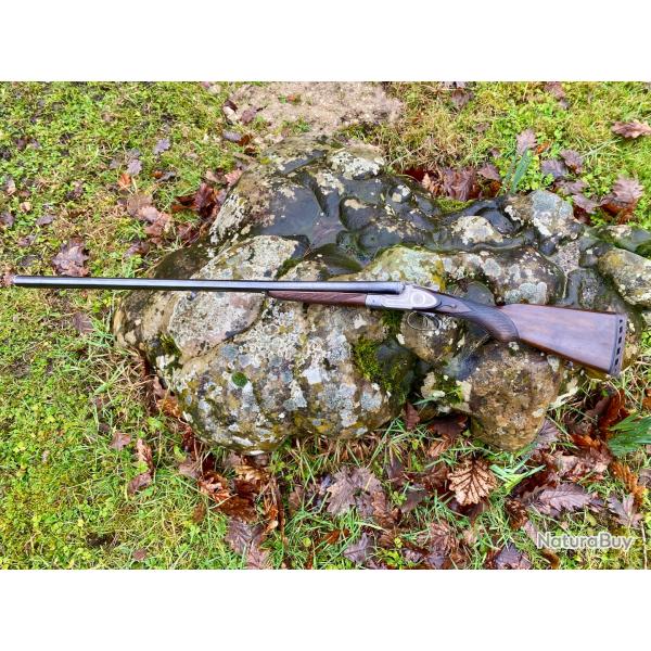 Juxtapos� 12/70 Artisan Saint Etienne. Platine faux-corps finement grav�e.