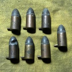 Munitions de collection 9mm &agrave; broche