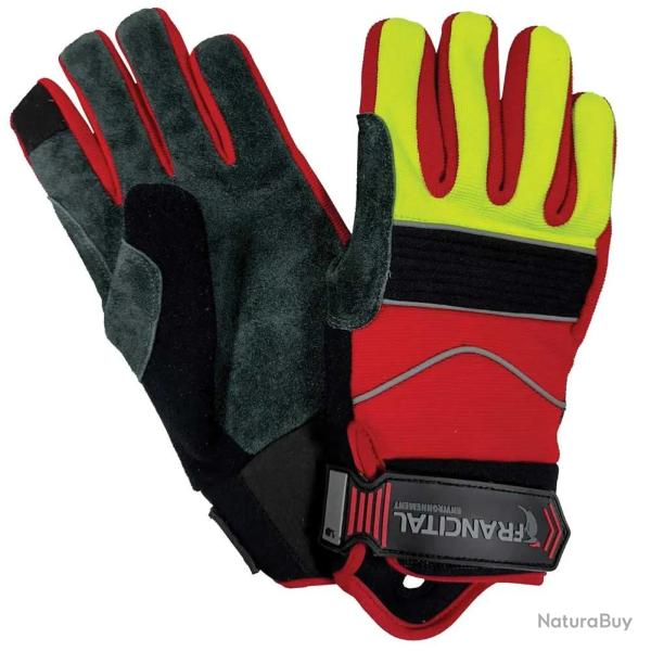 Gants Francital Cerbere cuir anti coupure perforation EN 388 classe 3131x