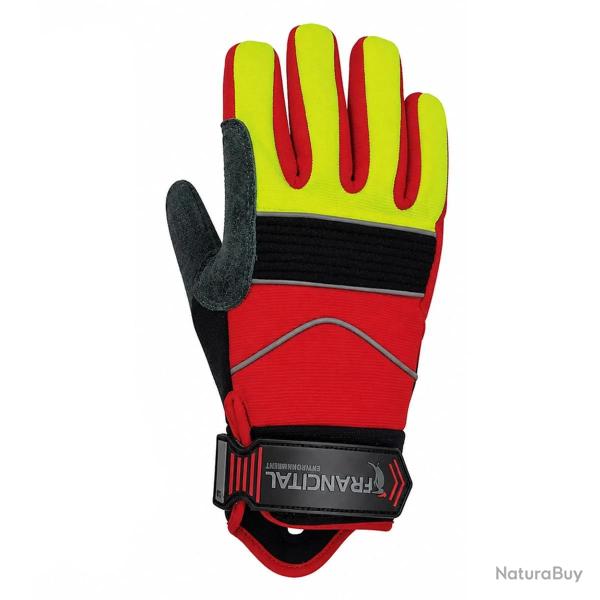 Gants Francital Cerbere cuir anti coupure perforation EN 388 classe 3131x