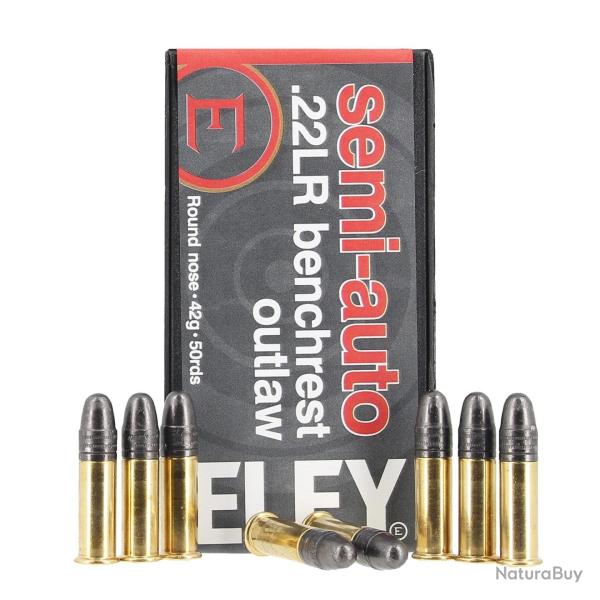 Cartouches - ELEY - Semi-auto benchrest outlaw - 22LR (x50)