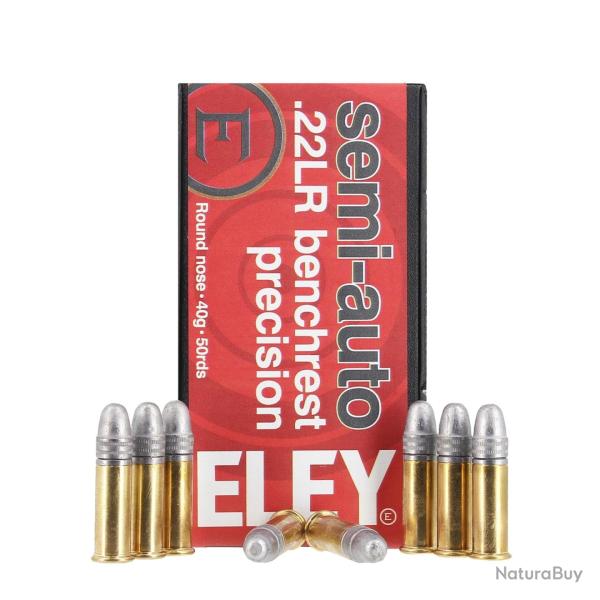 Cartouches - ELEY - Semi-auto benchrest precision - 22LR (x50)