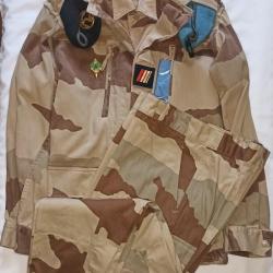 Tenue camouflage d&eacute;sert 2&egrave;me RIMa guerre du Golf 1991