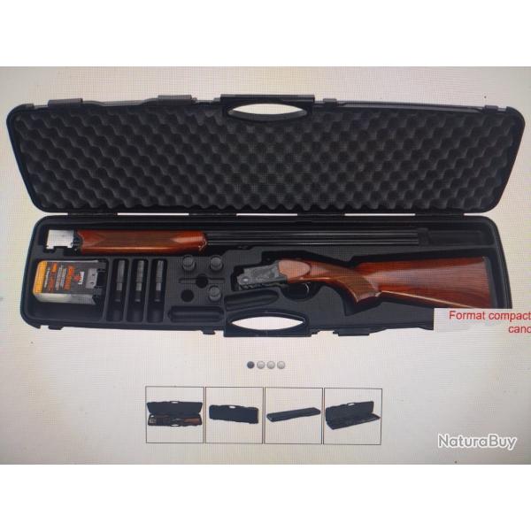 Malette pour fusil noire rigide 95cm