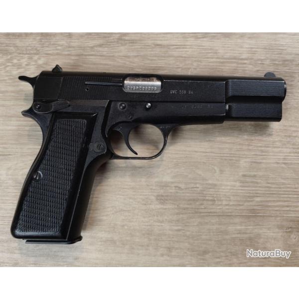 Pistolet semi-automatique BROWNING (FN) GP35 carcasse aluminium - Surplus Police - Cal. 9x19 (Occasi