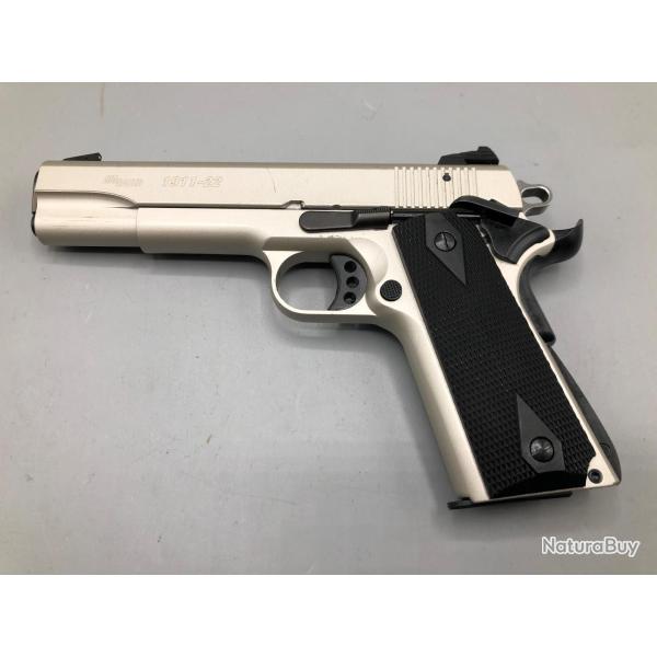 Sig SAUER 1911-22 finition inox, 22 LR, OCCASION