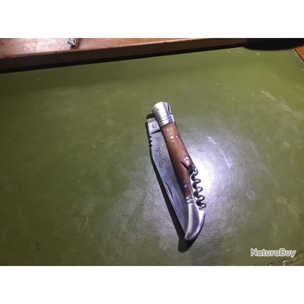 Couteau pliant laguiole 1421 manche bois