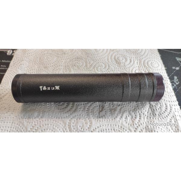 Mod�rateur de son WILDCAT WHISPER .22 pour 22LR en 1/2X28 UNEF