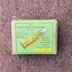 10 cartouches 10.4x42 vetterli